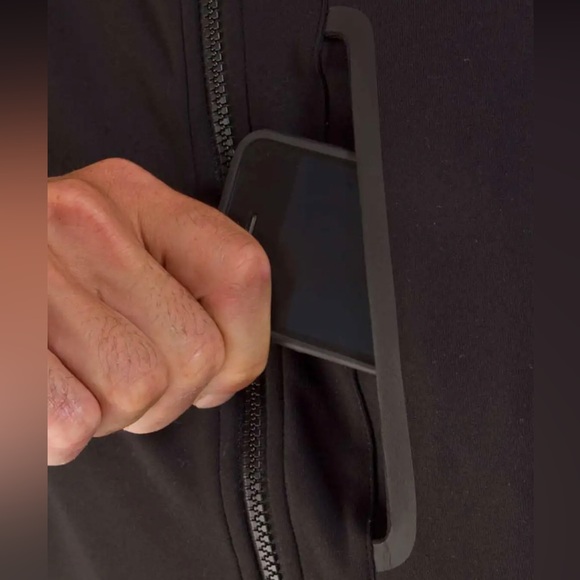 Lululemon Kung Fu Jacket II (First Release) Black Herringbone Stripe Size L - Picture 5 of 9